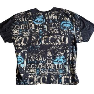 Ecko Unlimited Men’s MMA Graphic T-Shirt – Black/Blue – Size 3XL